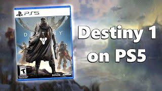 How is Destiny 1 in 2024 on the PS5