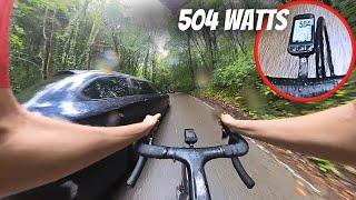 CYCLING FASTER THAN CARS IN HILL CLIMB RACE!!