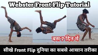 Learn Webster Front Filp Tutorial Learn front flip in just 7 days, the world's easiest way Front Flip