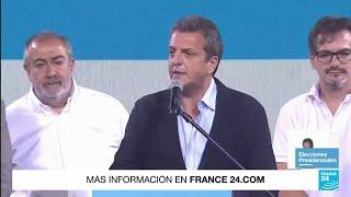 Sergio Massa: “Los resultados no son los que esperábamos. Javier Milei es el presidente”