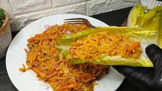 وصفة اندومي الهبة | اندومي مريم جمال | وصفة مريم جمال نودلز | TikTok viral noodles recipe