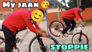 girlfriend reveal  /cycle stunt stopple practice  #rahulcyclestunt #vlog #viralvideo