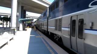 Amtrak #6906, Amtrak #193, & Amtrak #456 Roll Through Sorrento Valley Station 07-09-2012