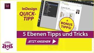 5 Ebenen Tipps und Tricks // InDesign QUICK-TIPP