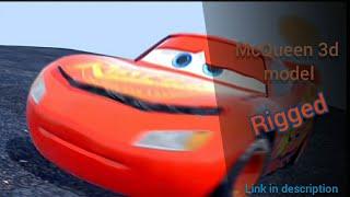 Cars Lightning McQueen |Free Rigged Model| Download For Prisma 3d...