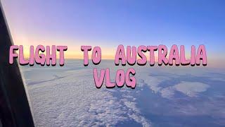 Flight to Australia Vlog