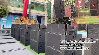 T.I PRO AUDIO  MAX-212 stadium line array system.