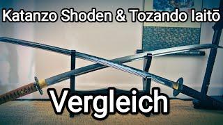 Vergleich vom Katanzo Shoden mit Tozando Iaitō | Iaidō Tests