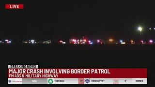 Major crash involving Border Patrol