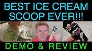 Gorilla Grip Ice Cream Scoop Demo and Review - Best Scooper Ever!