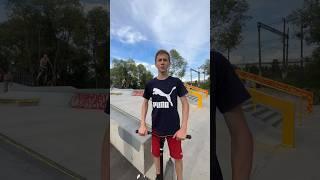 ТОП 5 ТРЮКОВ НА САМОКАТЕ В СКЕЙТПАРКЕ! #shorts #shortvideo #memes #spb #skatepark #tricks