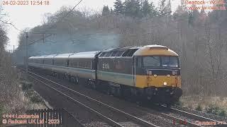 Locomotive Services Group's ScotRail Push-Pull Scottish Tour, Day 1 - Railcam UK