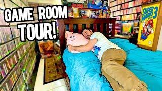 Bedroom TRANSFORMED into a GAMING PARADISE! (Game Room Tour)