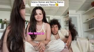 New tiktok of Selena Gomez and Benny Blanco