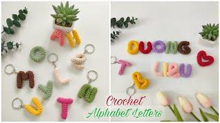 #80 Crochet Alphabet Letters | Alphabet Key Chain Tutorial | | Duong Lieu Handmade