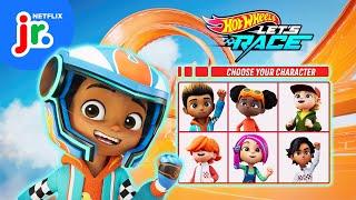 Choose YOUR Hot Wheels Racer! ️  Hot Wheel's Let's Race | Netflix Jr