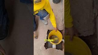 how to make a concrete box and lid using a bucket #house #work #bricklayer #construction #renovation