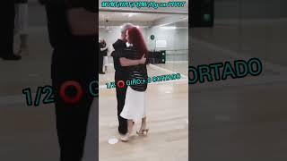 #tango⭕1/2 GIRO⭕#shortsvideo #reels #tangoclass #tangoargentino #clasesdetango #tangosteps