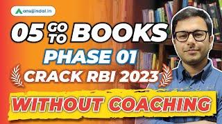 RBI Phase 1 Self Study Books | RBI Grade B Preparation 2023 | Best Books RBI Grade B | Anuj Jindal