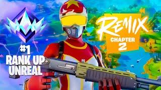 Chapter 2 UNREAL RANK SPEEDRUN!  (Fortnite OG Remix) #1 Controller Player with HANDCAM  