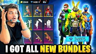Free Fire I Got All Rare Bundles In My Account And 30,000 Diamonds -Garena Free Fire