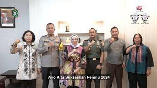 AYO SUKSESKAN PEMILU 2024, Dalam Suasana aman dan damai