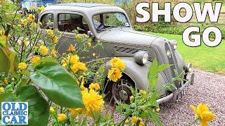 Old cars gather at The Old Piggery Cafe, Combermere | Our '52 Ford Anglia gets an airing