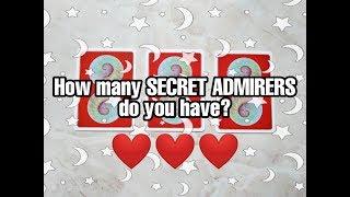 How many secret admirers do you have? Pick a card love reading 