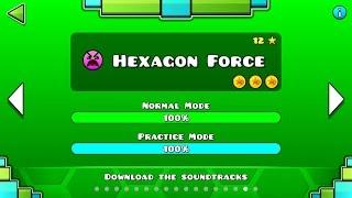 Geometry Dash - Level 16: Hexagon Force (All Coins)