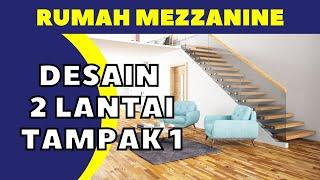 REVIEW RUMAH TIPE MEZZANINE SURABAYA, rumah 2 lantai terlihat 1