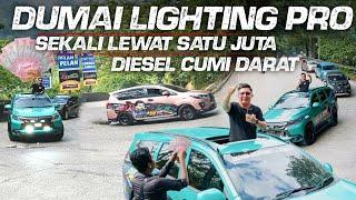 Sultan Dumai Bagi Rezeki 1 Juta Untuk PKJR Sitinjau Lauik 4 Cumi Darat Dumai Lighting Pro Beraksi