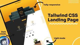 Modern Landing Page Tailwind CSS Project