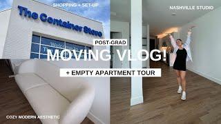 EMPTY STUDIO APARTMENT TOUR + MOVING VLOG | ep. 1 moving into post-grad