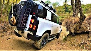 LAND ROVER DEFENDER OFF-ROAD TEST vs TOYOTA LAND CRUISER V8