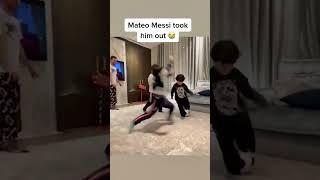 Messi's son is learning from Sergio Ramos  | #shorts