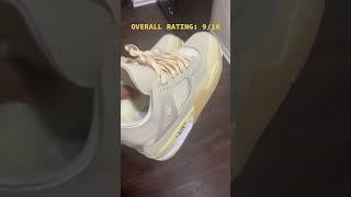 #DHgate DHGATE JORDAN 4 OFFWHITE SAIL UNBOXING & REVIEW #shorts #shoes #fyp #viral