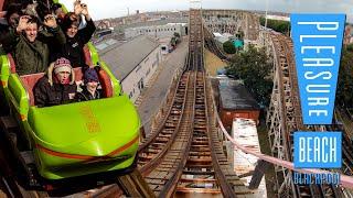 Blackpool Pleasure Beach | ALL 4 Wooden Roller Coaster POVs