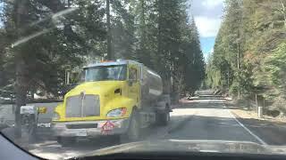 Driving through Spirit Lake, Idaho