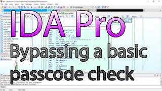 IDA Pro RE - Bypassing a basic passcode check