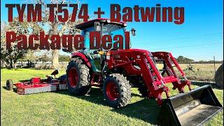 TYM T574 + Mahindra Batwing Package