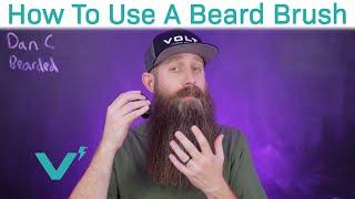 How To Use A BEARD BRUSH | Volt Octo Beard Brush