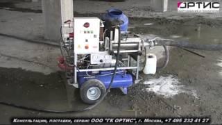 Теплоизоляция крыши пенобетоном оборудованием m-tec.