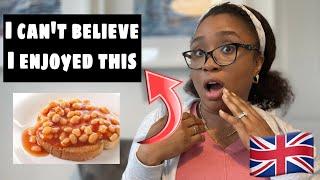 **WATCH MY REACTION** I Tried The Popular British “BEANS ON TOAST”