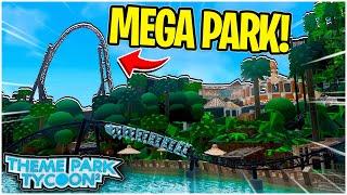 Theme Park Tycoon 2 INCREDIBLE Mega Park! (Jurassic Park!)