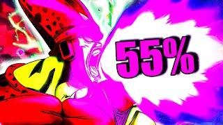 E' FORTE QUANTO BROLY  55% LR CELL MAX SHOWCASE! DBZ: Dokkan Battle