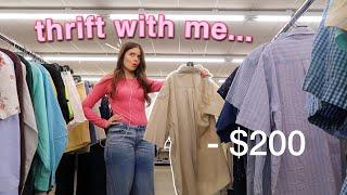 COME THRIFT WITH ME + try on haul 