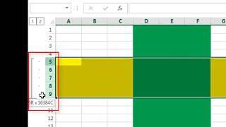 Ẩn hoặc hiển thị hàng hoặc cột trong Excel (Hide, Unhide, Group, Ungroup)