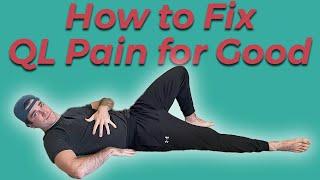Learn How To Release Tight QL Muscles Quick! (Back Pain Relief)