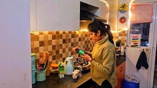 ‍️Indian housewife heavy wintry morning to evening routine, new shopping for kitchen 