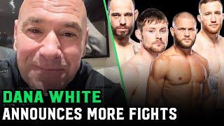 Dana White announces Bryce Mitchell vs. Jean Silva and Rafael Fiziev vs. Justin Gaethje